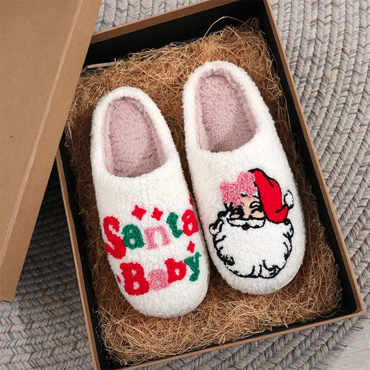 Pantoufles bébé Père Noël grandes tailles - image 0
