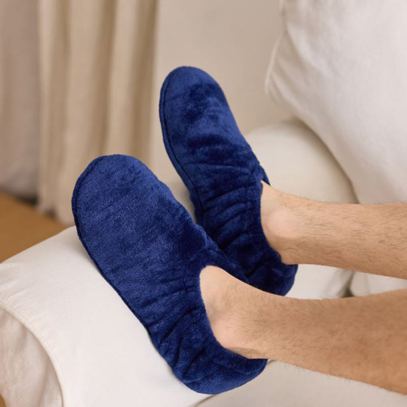 Chaussettes-chaussons chaudes et confortables pour l'hiver, grandes tailles - image 3