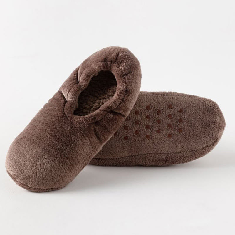 Chaussettes-chaussons chaudes et confortables pour l'hiver, grandes tailles - Brun - UE46-48 (US12-13) - image 12
