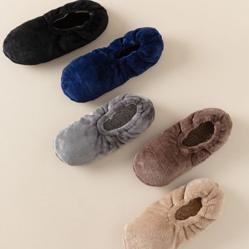 Chaussettes-chaussons chaudes et confortables pour l'hiver, grandes tailles - image 11