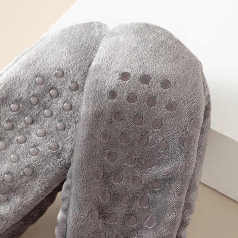 Chaussettes-chaussons chaudes et confortables pour l'hiver, grandes tailles - image 6