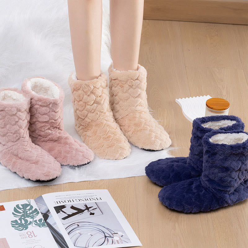 Chaussettes montantes unies - image 0