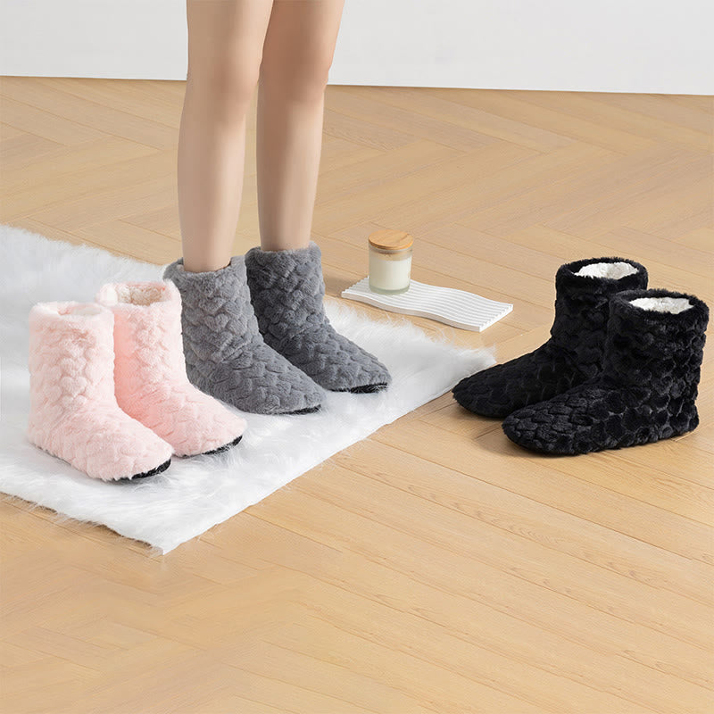 Chaussettes montantes unies - image 2