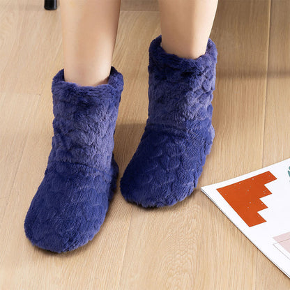 Chaussettes montantes unies - image 1