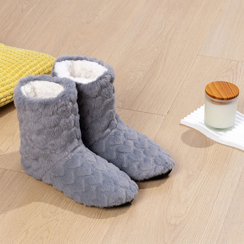 Chaussettes montantes unies - Gris - 40(US5-7) - image 8