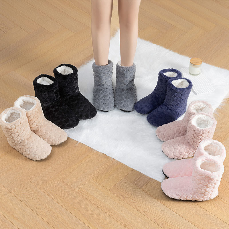 Chaussettes montantes unies - image 3