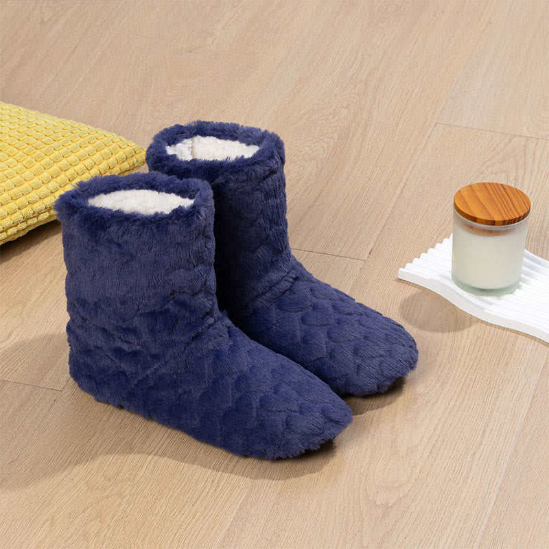 Chaussettes montantes unies - Bleu marine - 40(US5-7) - image 7