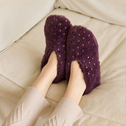 Chaussettes-chaussons à pois grande taille - image 7