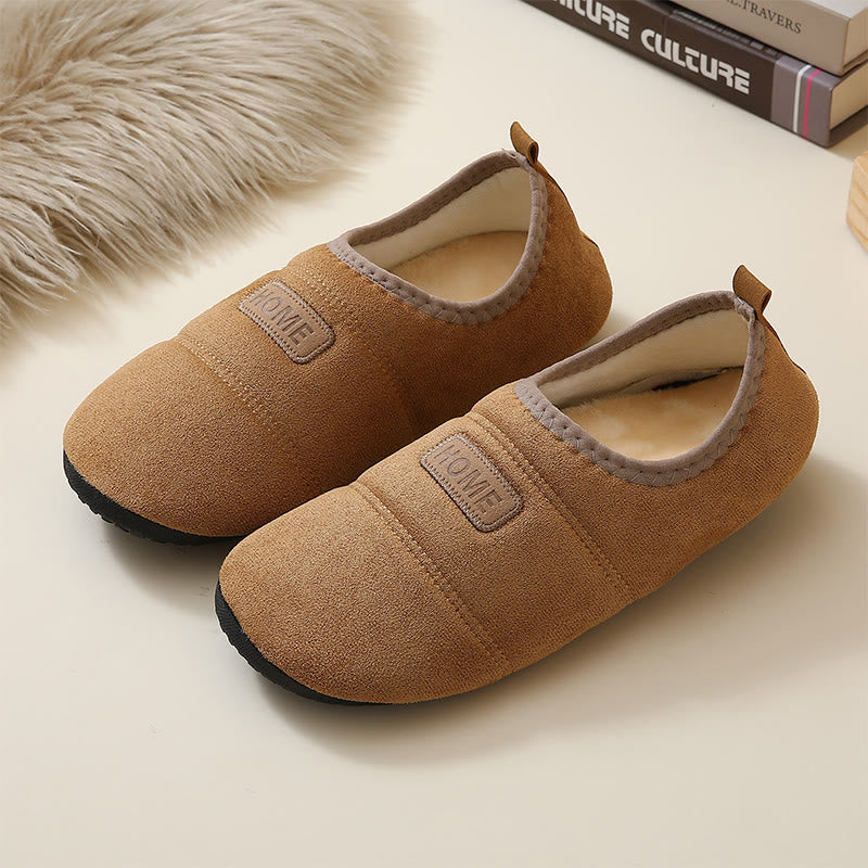 Pantoufles souples et silencieuses Plusock Grande Taille - Kaki - EU44-45(US9-10) - image 9