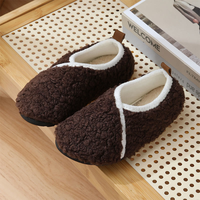 Pantoufles grandes tailles, simples et élégantes - Café - EU44-45(US9-10) - image 14