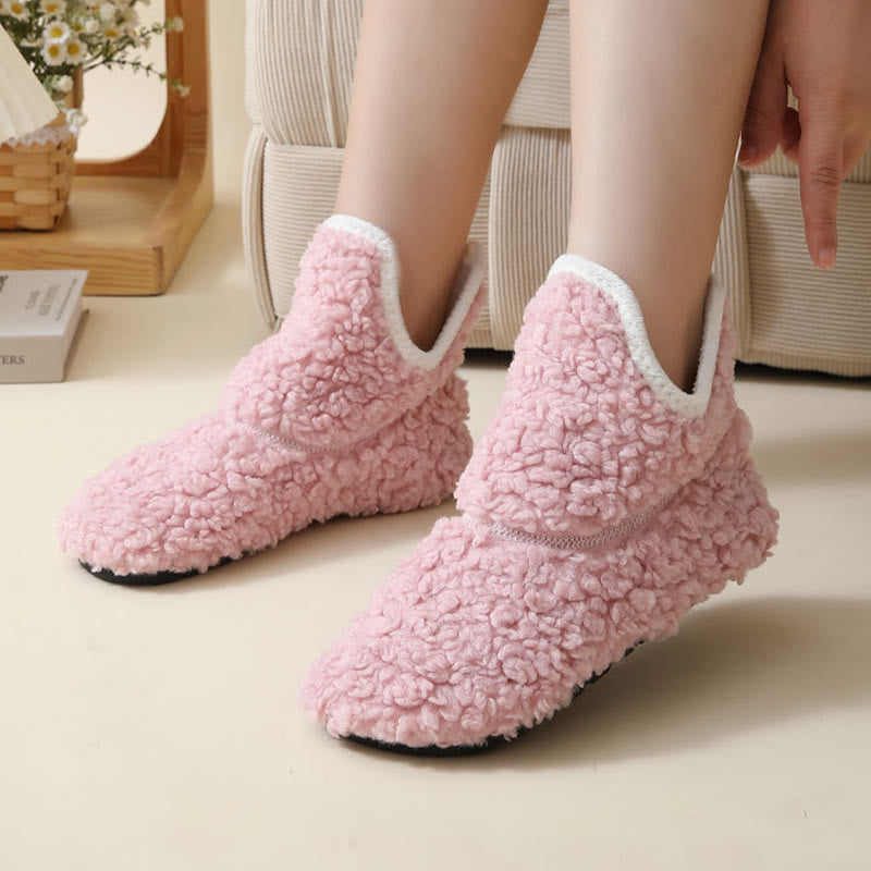 Pantoufles d'intérieur confortables grandes tailles - Rose - EU44-45(US9-10) - image 2
