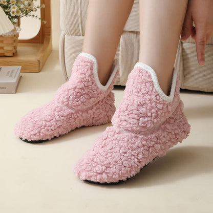 Pantoufles d'intérieur confortables grandes tailles - Rose - EU44-45(US9-10) - image 2