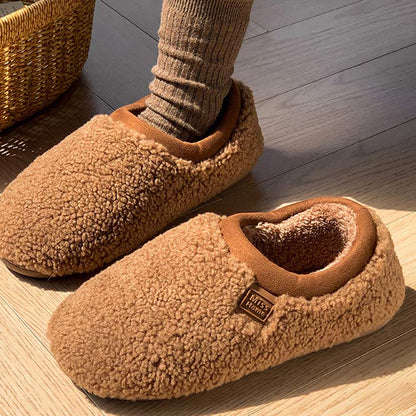 Pantoufles d'hiver Plusock grandes tailles à semelle souple - image 2