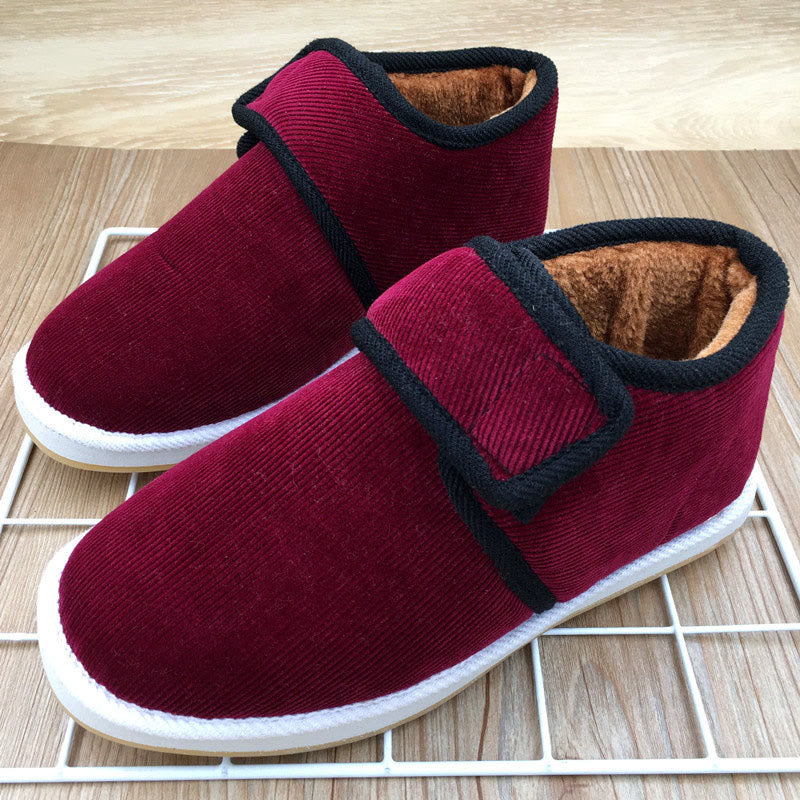 Pantoufles Plusock Grande Taille à Velcro pour une meilleure rétention de chaleur - image 4