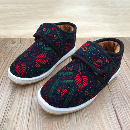 Pantoufles Plusock grande taille à motif léopard et fleurs - image 10