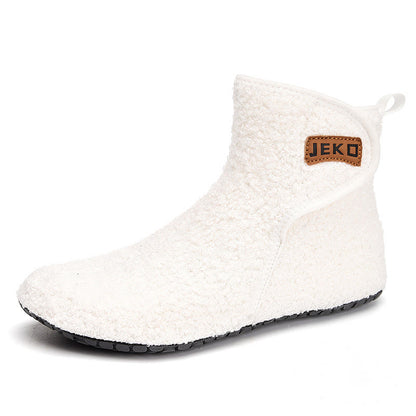 Pantoufles à scratch unies grande taille - Blanc - EU42-43(US8.5-9) - image 11