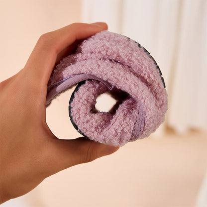 Pantoufles à scratch unies grande taille - image 8