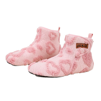 Pantoufles mignonnes à imprimé vache grande taille - Rose - EU42-43(US8.5-9) - image 6