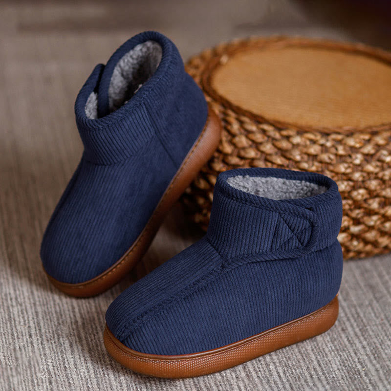 Pantoufles à scratch doublées en polaire grande taille - image 11