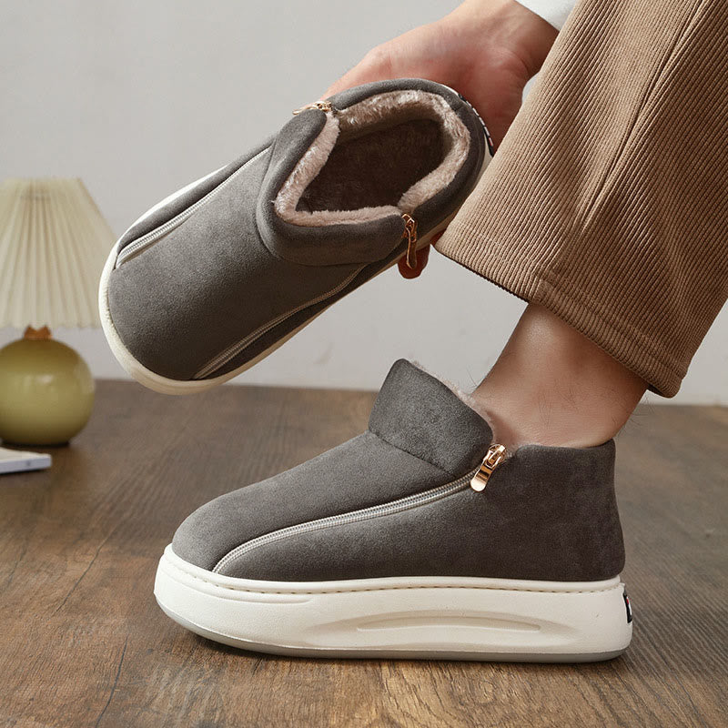 Pantoufles à fermeture éclair larges grandes tailles - image 1