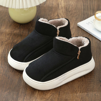 Pantoufles à fermeture éclair larges grandes tailles - Noir - EU42-43 (US7-7.5) - image 9