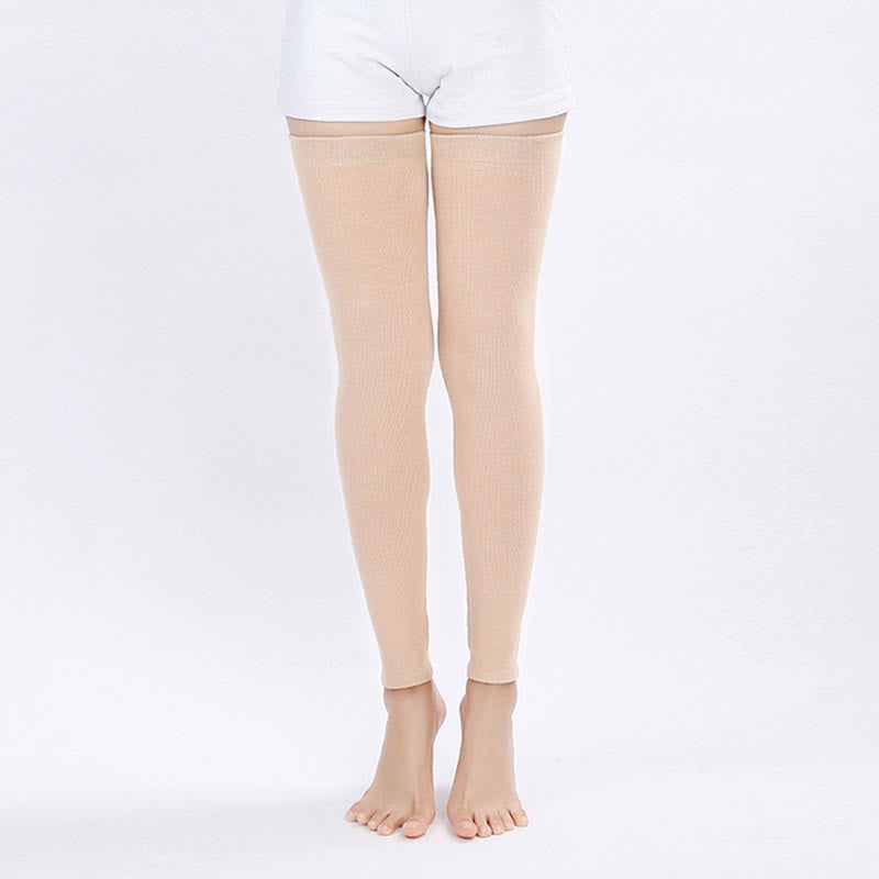 Manches longues cuisses couleur unie - Nu - XL - image 9
