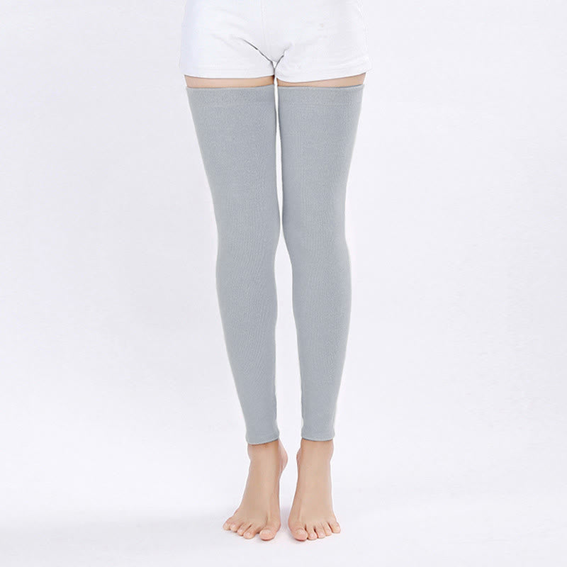 Manches longues cuisses couleur unie - Gris clair - XL - image 7