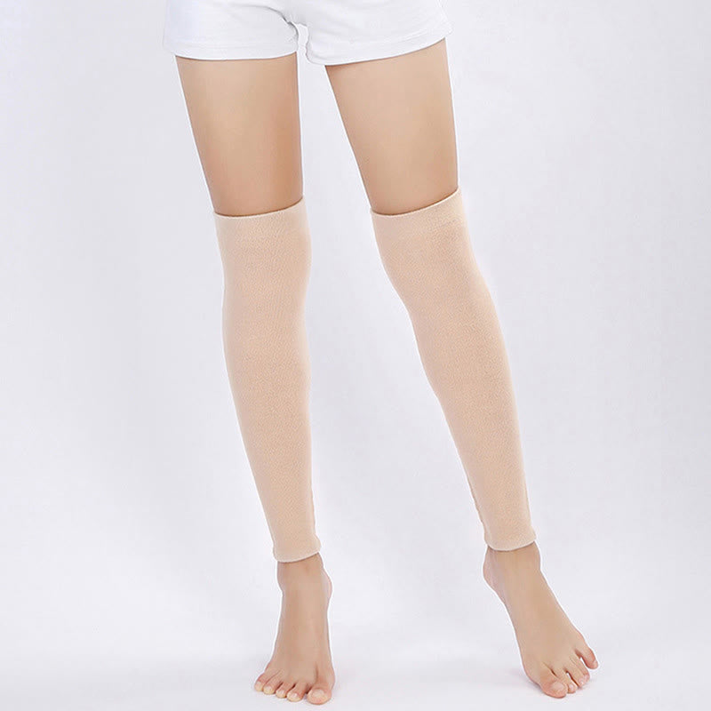 Manchons de genou couleur unie - Nu - XL - image 2