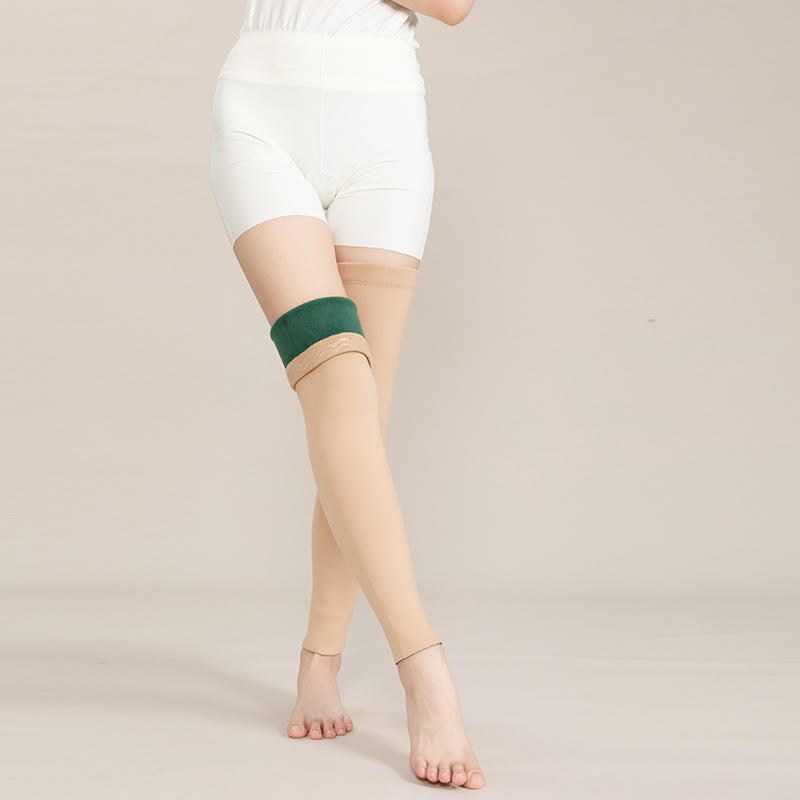 Manches de cuisse à coupe extensible - Nu - XL - image 0