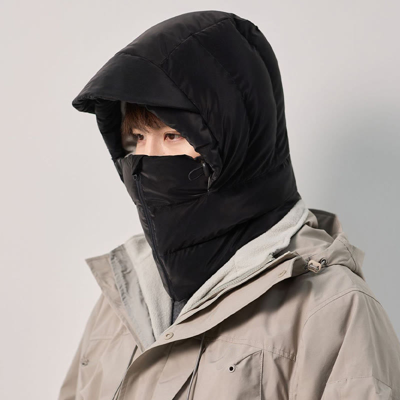 Écharpe à capuche doublée en polaire pour l'hiver - image 4