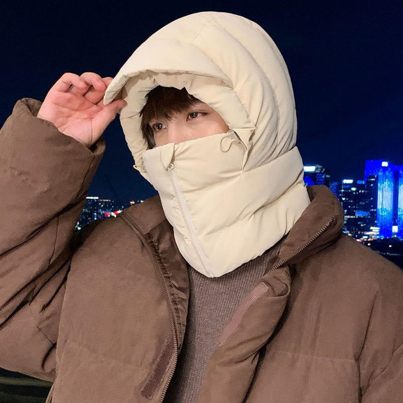 Écharpe à capuche doublée en polaire pour l'hiver - image 0