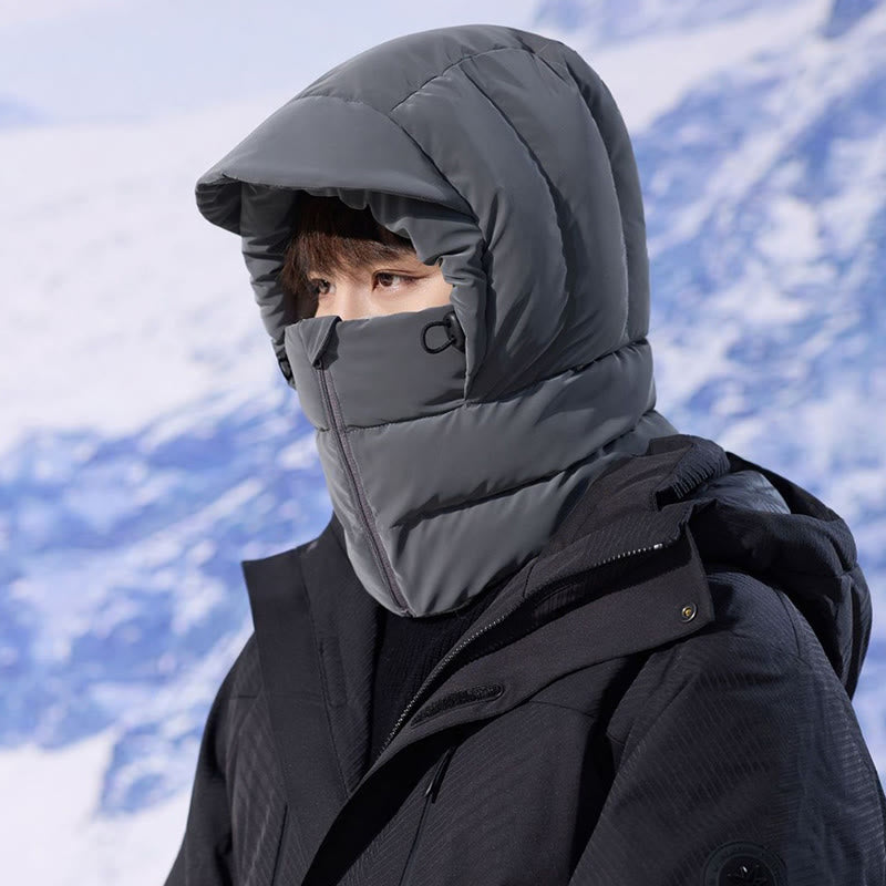 Écharpe à capuche doublée en polaire pour l'hiver - image 8