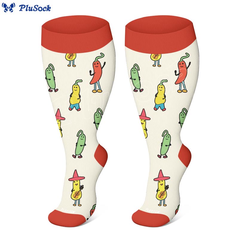 Chaussettes de compression Rock Vegetables grandes tailles (3 paires) - image 5