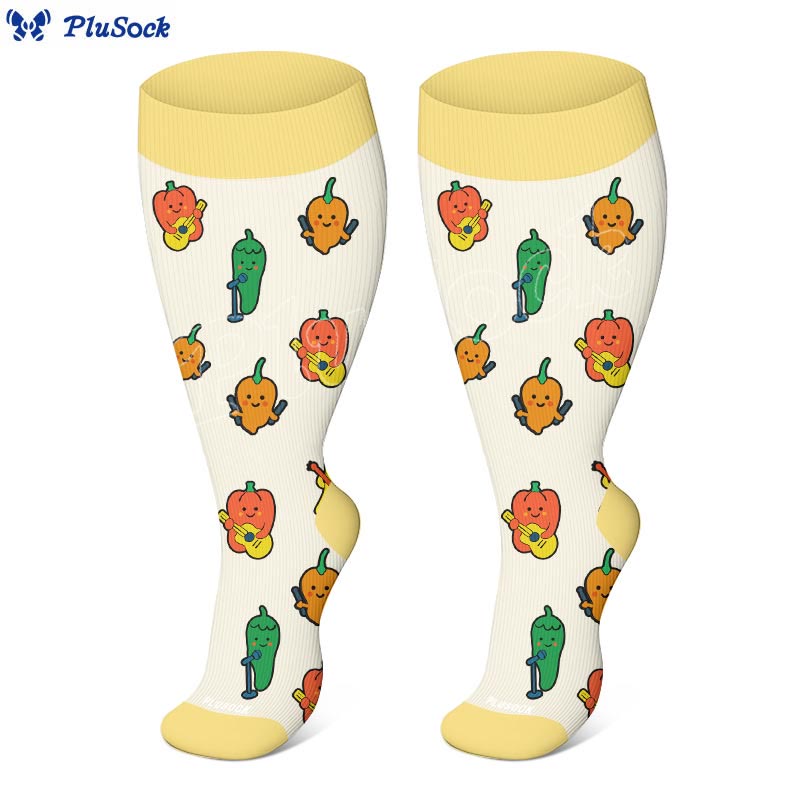 Chaussettes de compression Rock Vegetables grandes tailles (3 paires) - image 7