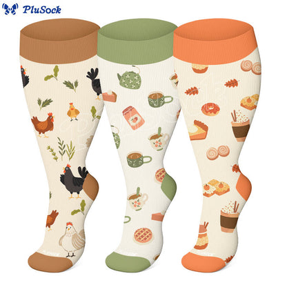 Chaussettes de compression Country Life grandes tailles (3 paires) - image 0