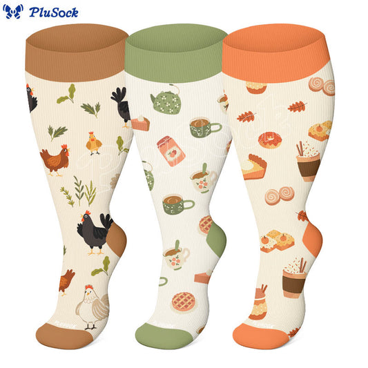 Chaussettes de compression Country Life grandes tailles (3 paires) - image 0