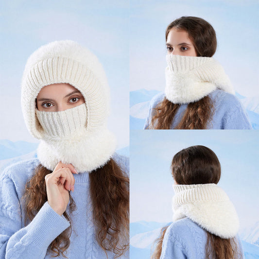 Écharpe chaude d'hiver à capuche - image 0