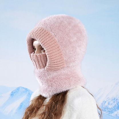 Écharpe chaude d'hiver à capuche - image 2