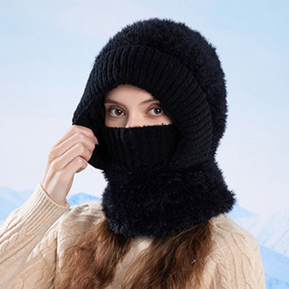 Écharpe chaude d'hiver à capuche - image 4