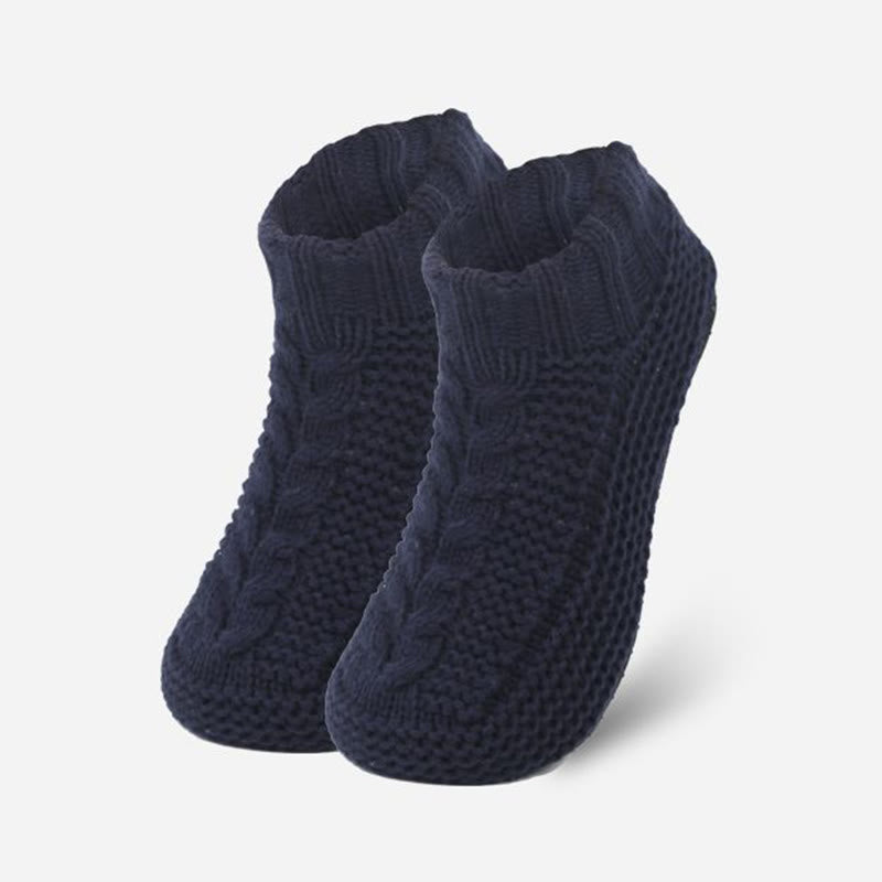 Chaussettes-chaussons d'intérieur épaisses et confortables, grandes tailles - image 1