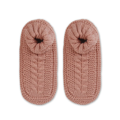 Chaussettes-chaussons d'intérieur épaisses et confortables, grandes tailles - Rose - EU36-41(US3-7.5) - image 8