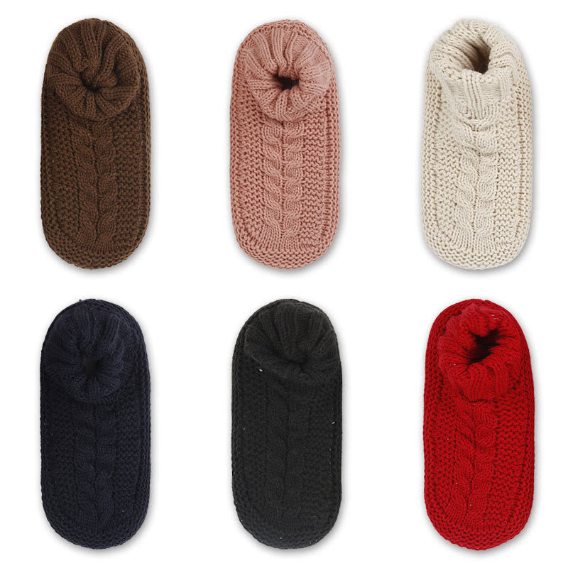 Chaussettes-chaussons d'intérieur épaisses et confortables, grandes tailles - image 0