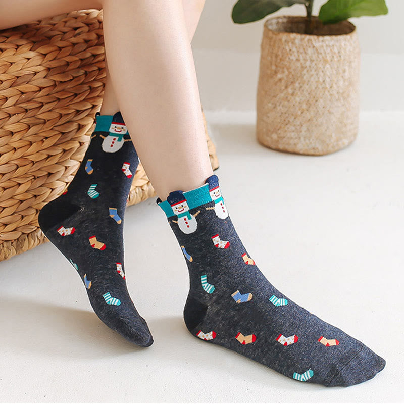Chaussettes fantaisie à motifs (6 paires) - image 5