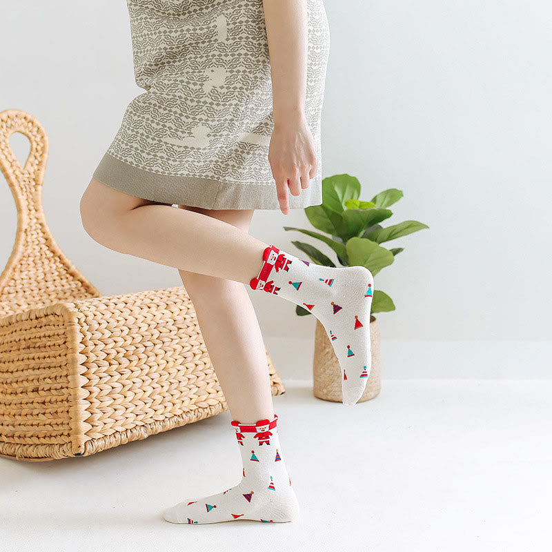 Chaussettes fantaisie à motifs (6 paires) - image 3