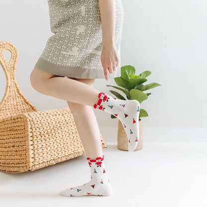 Chaussettes fantaisie à motifs (6 paires) - image 3