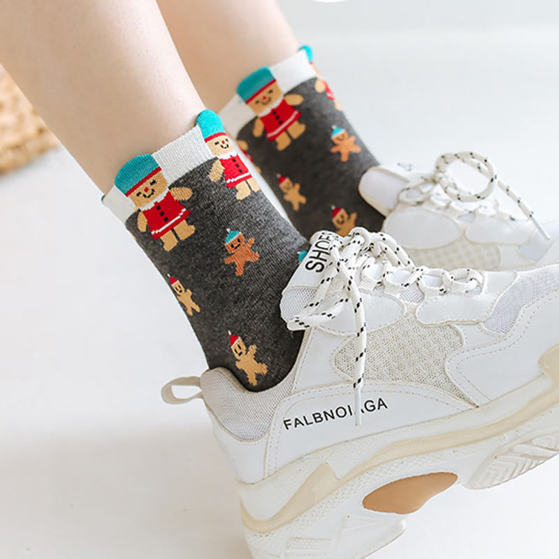 Chaussettes fantaisie à motifs (6 paires) - image 6