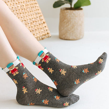 Chaussettes fantaisie à motifs (6 paires) - image 2