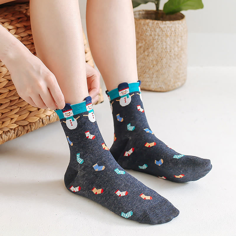 Chaussettes fantaisie à motifs (6 paires) - image 4