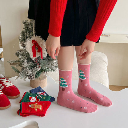 Chaussettes fantaisie à motifs de dessins animés (4 paires) - image 1