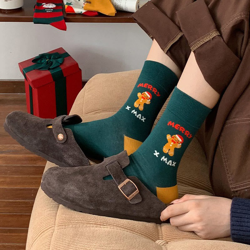 Chaussettes rouges de Noël (4 paires) - image 5